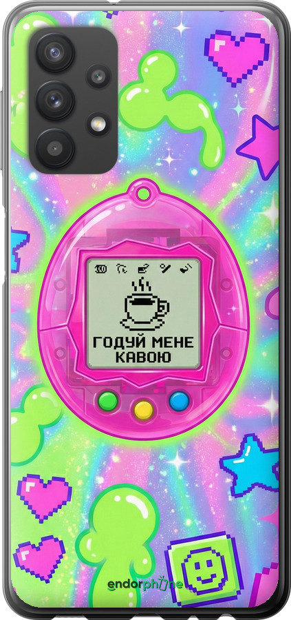 2D пластиковый чехол Y2K Aesthetic Retro Pet: Годуй мене кавою для Samsung Galaxy A32 A325F - 6784t-2204 изображение 