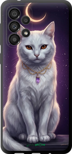 TPU чехол Mystic White Cat Gothic Dark Purple Gold для Samsung Galaxy A33 5G A336B - 6805b-2584 изображение 