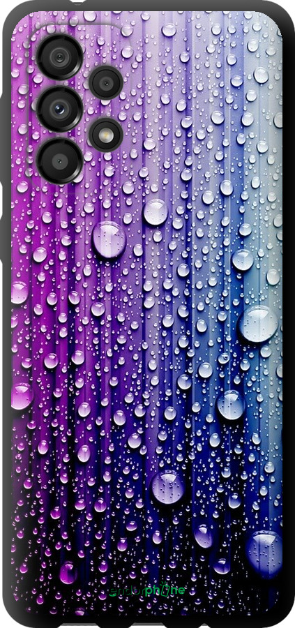 

TPU чорний чохол "Краплини води" для Samsung Galaxy A33 5G A336B, Синій