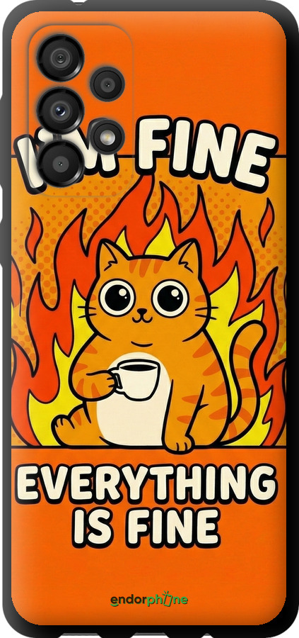 TPU чехол Funny Cat для Samsung Galaxy A33 5G A336B - 6786b-2584 изображение 