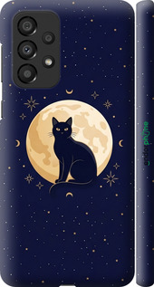 3D пластиковый матовый чехол Cute Cat Celestial/Witchy для Samsung Galaxy A33 5G A336B - 6787m-2584 изображение 