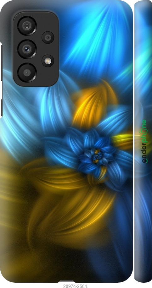 

3D пластиковий матовий чохол "Візерунок 46" для Samsung Galaxy A33 5G A336B, Синій