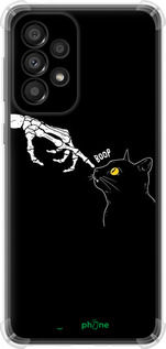 Силіконовий протиударний с посиленими кутами чехол Кішка для Samsung Galaxy A33 5G A336B - 6505sp-2584 изображение 