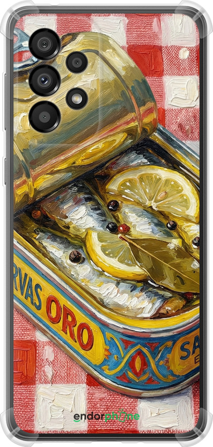 Силіконовий протиударний с посиленими кутами чехол Vintage Sardine Tin Phone для Samsung Galaxy A33 5G A336B - 6772sp-2584 изображение 