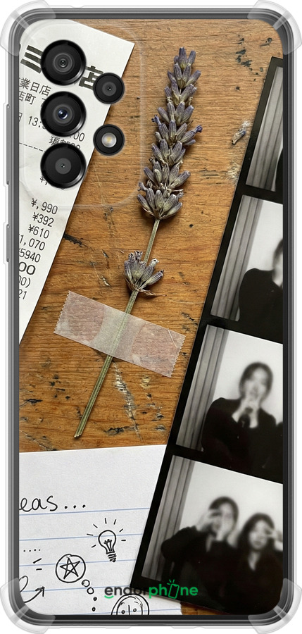 Силикон с усиленными углами чехол Aesthetic Scrapbook Collage для Samsung Galaxy A33 5G A336B - 6773sp-2584 изображение 