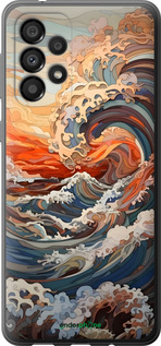 Силіконовий чехол Арт хвилі для Samsung Galaxy A33 5G A336B - 6324u-2584 изображение 