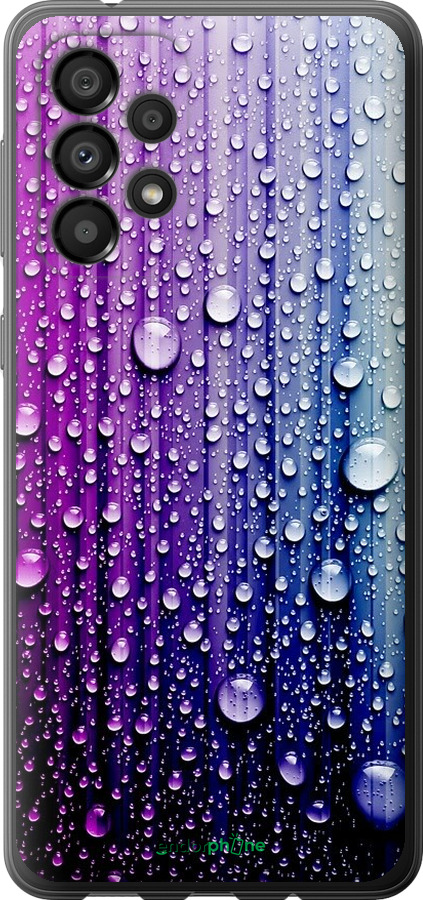 

Силіконовий чохол "Краплини води" для Samsung Galaxy A33 5G A336B, Синій