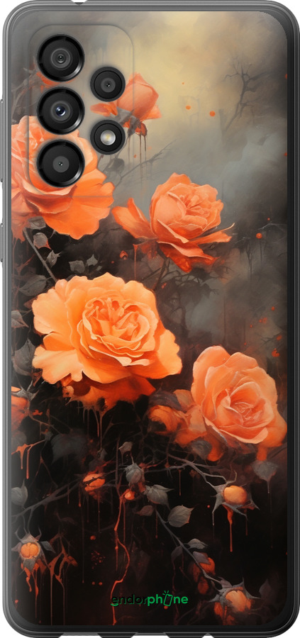 Силіконовий чехол Оранжеві троянди для Samsung Galaxy A33 5G A336B - 5944u-2584 изображение 