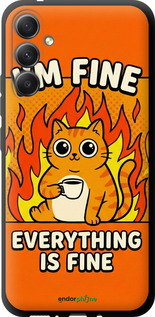 TPU чехол 'Funny Cat' для Samsung Galaxy A34 A346E изображение 14