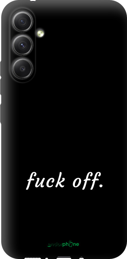 TPU чехол Fuck off для Samsung Galaxy A34 A346E - 4731b-2936 изображение 
