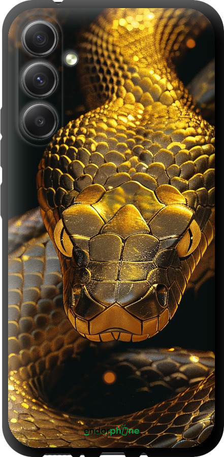 TPU чехол Golden snake для Samsung Galaxy A34 A346E - 6072b-2936 изображение 