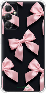 Силіконовий протиударний с посиленими кутами чехол Coquette Ribbons Dark Coquette для Samsung Galaxy A34 A346E - 6767sp-2936 изображение 