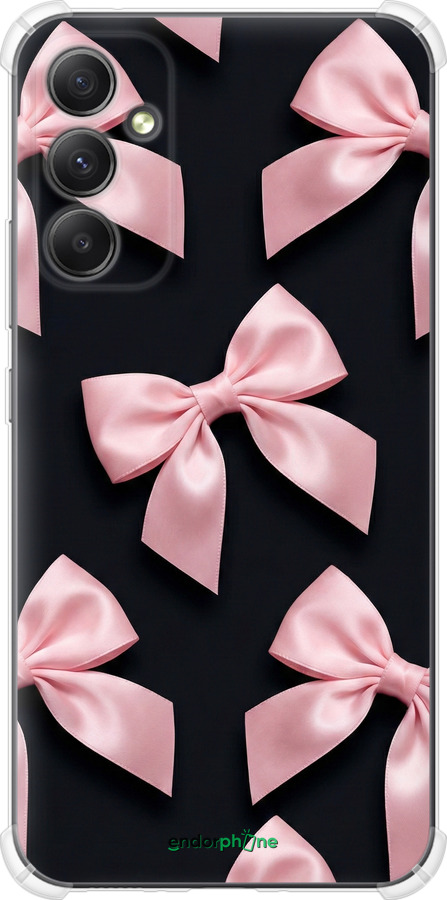 Силіконовий протиударний с посиленими кутами чехол Coquette Ribbons Dark Coquette для Samsung Galaxy A34 A346E - 6767sp-2936 изображение 