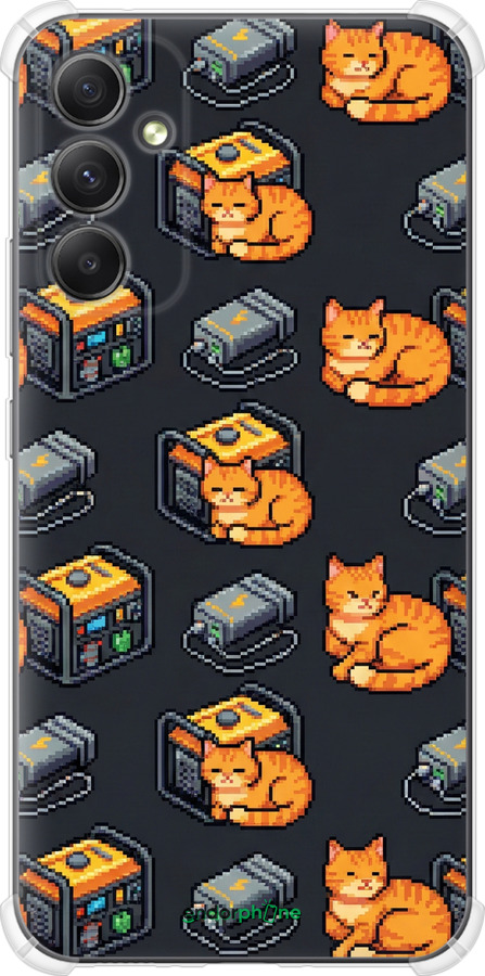 Силіконовий протиударний с посиленими кутами чехол Autonomous Zone для Samsung Galaxy A34 A346E - 6771sp-2936 изображение 