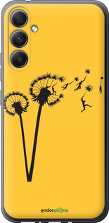 Силиконовый чехол Минимализм одуванчики для Samsung Galaxy A34 A346E - 6449u-2936 изображение 
