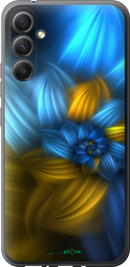 

Силіконовий чохол "Візерунок 46" для Samsung Galaxy A34 A346E, Синій