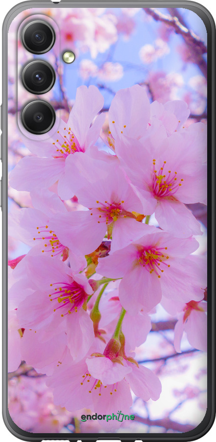 Силиконовый чехол Сакура для Samsung Galaxy A34 A346E - 6029u-2936 изображение 