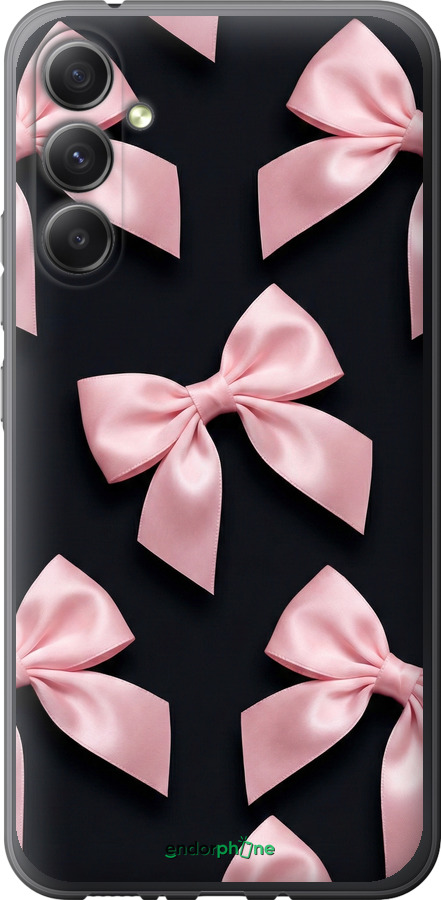 Силіконовий чехол Coquette Ribbons Dark Coquette для Samsung Galaxy A34 A346E - 6767u-2936 изображение 
