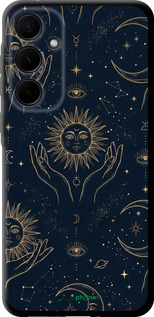TPU чехол Celestial Harmony: Sun & Moon Gold Mystic Pattern для Samsung Galaxy A35 - 6778b-3499 изображение 