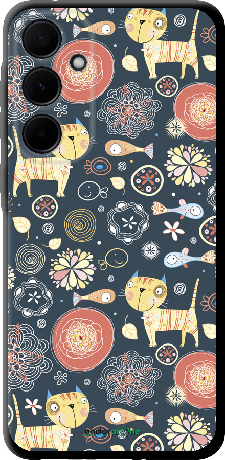 TPU чехол Кошенята v4 для Samsung Galaxy A35 - 1224b-3499 изображение 