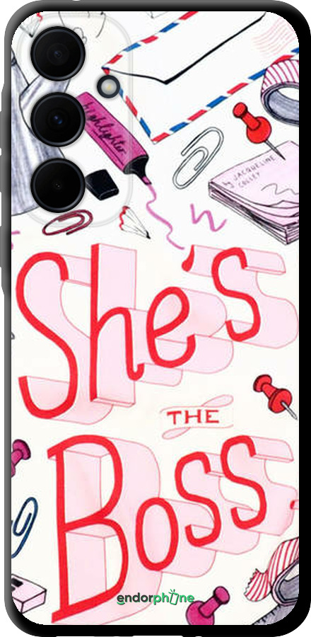 TPU чехол she's the  boss для Samsung Galaxy A35 - 4254b-3499 изображение 