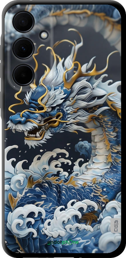 TPU чехол Водяной дракон для Samsung Galaxy A35 - 6113b-3499 изображение 