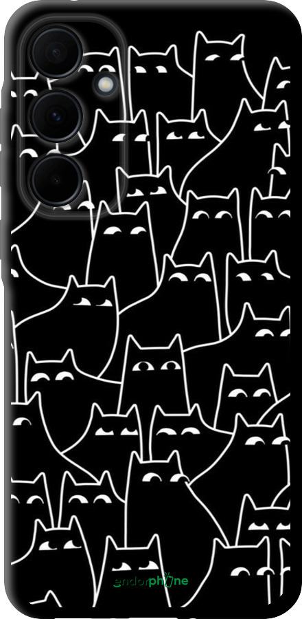 TPU чехол С изображением кошек для Samsung Galaxy A35 - 6470b-3499 изображение 