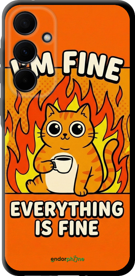 TPU чехол Funny Cat для Samsung Galaxy A35 - 6786b-3499 изображение 