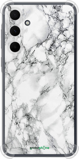 Силикон с усиленными углами чехол Мрамор белый для Samsung Galaxy A35 - 4480sp-3499 изображение 