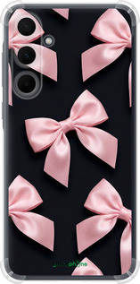 Силіконовий протиударний с посиленими кутами чехол Coquette Ribbons Dark Coquette для Samsung Galaxy A35 - 6767sp-3499 изображение 