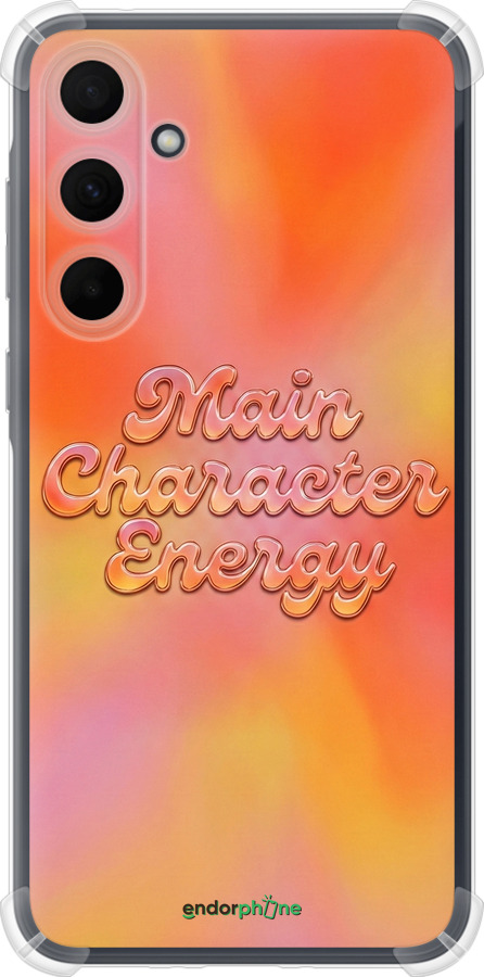 Силикон с усиленными углами чехол Aura Gradient Main Character Energy Aesthetic Y2K для Samsung Galaxy A35 - 6783sp-3499 изображение 