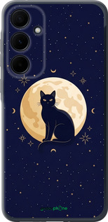 Силиконовый чехол 'Cute Cat Celestial/Witchy' для Samsung Galaxy A35 изображение 7