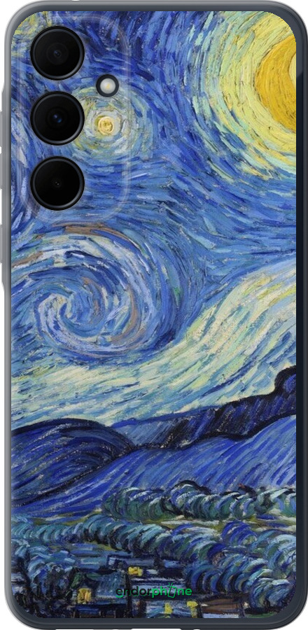 Силиконовый чехол «Звездная ночь» Винсента Ван Гога для Samsung Galaxy A35 - 6433u-3499 изображение 