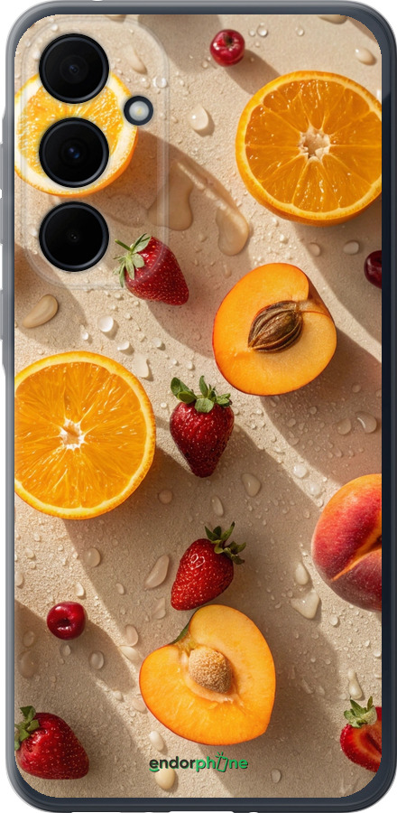 Силиконовый чехол Фрукты 3 для Samsung Galaxy A35 - 6703u-3499 изображение 
