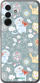 Силиконовый чехол Котята v3 для Samsung Galaxy A36 - 1223u-3836 изображение 