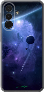 Силиконовый чехол Планеты в синем космосе для Samsung Galaxy A36 - 171u-3836 изображение 