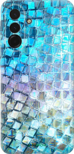 Силиконовый чехол Переливающаяся чешуя для Samsung Galaxy A36 - 227u-3836 изображение 