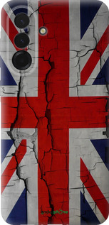 Силиконовый чехол Флаг Великобритании 2 для Samsung Galaxy A36 - 387u-3836 изображение 