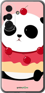 Силиконовый чехол Панда с пончиком для Samsung Galaxy A36 - 3991u-3836 изображение 