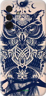 Силиконовый чехол Узорчатая сова для Samsung Galaxy A36 - 4000u-3836 изображение 