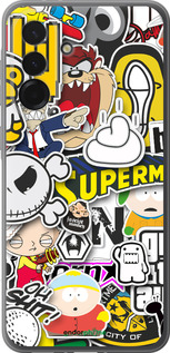 Силиконовый чехол Popular logos для Samsung Galaxy A36 - 4023u-3836 изображение 