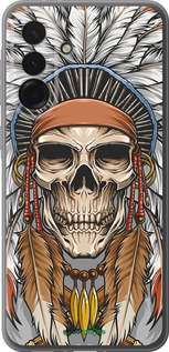 Силиконовый чехол Череп индейца для Samsung Galaxy A36 - 4032u-3836 изображение 