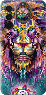 Силіконовий чехол Люмінесцентний лев для Samsung Galaxy A36 - 4037u-3836 изображение 