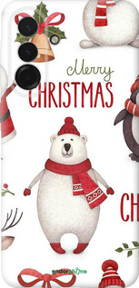Силіконовий чехол Merry Christmas для Samsung Galaxy A36 - 4106u-3836 изображение 