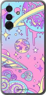 Силіконовий чехол Рожева галактика для Samsung Galaxy A36 - 4146u-3836 изображение 