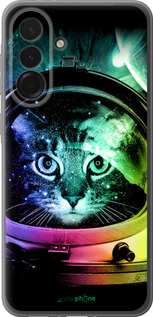 Силиконовый чехол Кот-астронавт для Samsung Galaxy A36 - 4154u-3836 изображение 