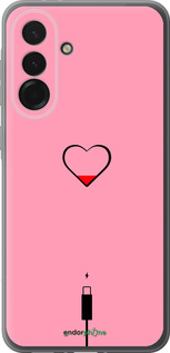 Силиконовый чехол Подзарядка сердца1 для Samsung Galaxy A36 - 4275u-3836 изображение 