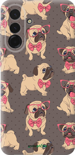 Силиконовый чехол мопсики 2 для Samsung Galaxy A36 - 4362u-3836 изображение 