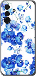 Силиконовый чехол Голубые орхидеи для Samsung Galaxy A36 - 4406u-3836 изображение 