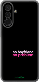 Силиконовый чехол no boyfriend no problem для Samsung Galaxy A36 - 4549u-3836 изображение 